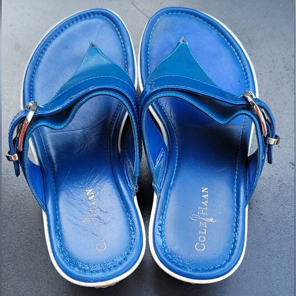 Cole Haan vintage Nike Air Sandals Wmns 6 Blue - Picture 6 of 10